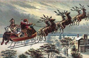 Santa-reindeer
