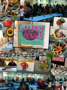 Empty Bowls Photo Collage